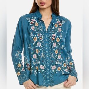 Johnny Was “Fargo Blouse”. New with tags.